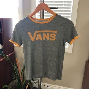 Vans Shirt - Gray & Yellow - XS - Women’s